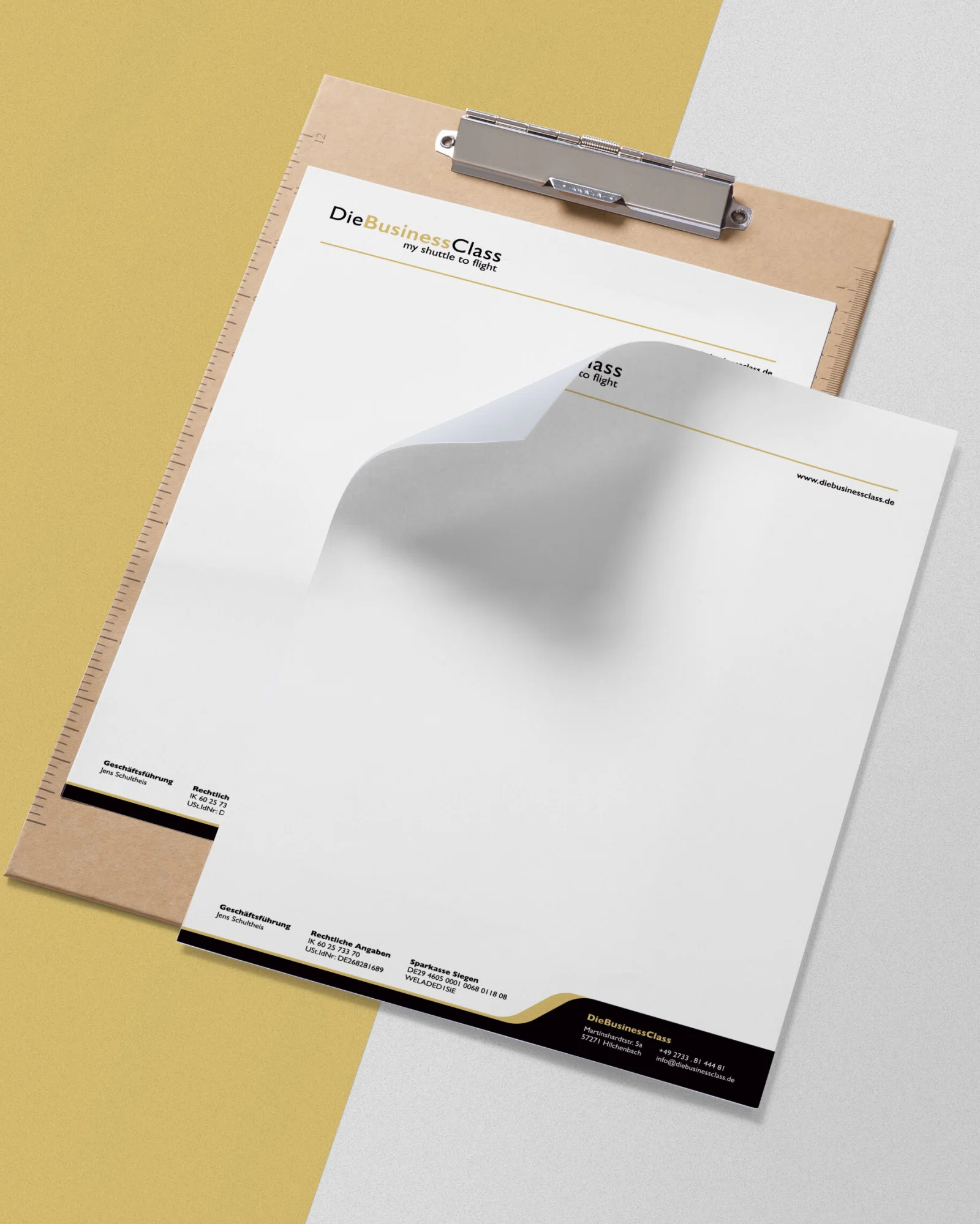 DieBusinessClass Briefbogen
